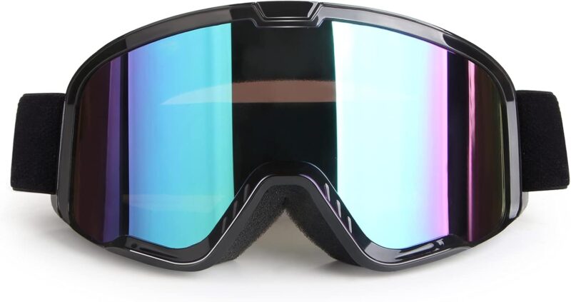 Motorcycle Goggles for Men Women Motocross Goggles Dirt Bike Goggles ATV Goggles Riding Goggles Powersports Goggles Offroad Goggle MX Goggles Skiing Goggles UV400 Anti-Scratch Dustproof Goggles Clear
