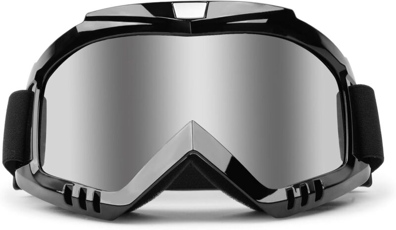 ATV Goggles Dirt Bike Goggles Motorcycle Goggles for Men Women Motocorss Riding Racing Goggles Offroad MX Goggles UV400 Anti-Scratch Dustproof Windproof Goggles Adult Youth Kids Color Lens