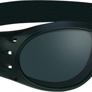 Motorcycle Safety Goggles Foam Padded Men Women Large Coverage with Large Microfiber Case