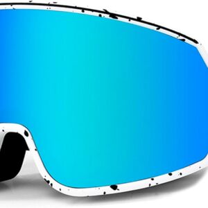 Ski Goggles Over Glasses with Dual lens | Anti-fog Anti-UV Snow Goggles for Men Women Youth Skiing Snowmobile