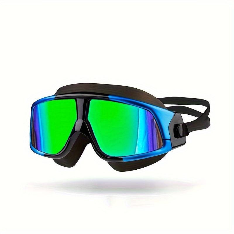1pc Large Frame Anti-fog Swimming Goggles, Waterproof Adjustable Swimming Glasses, For Water Sports