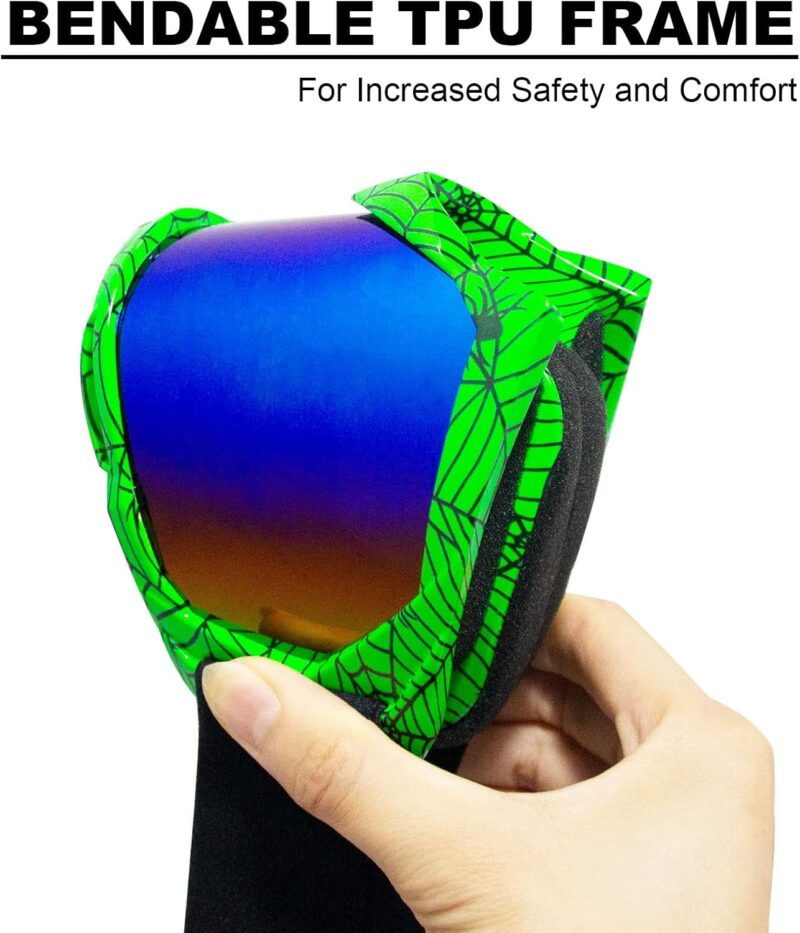 Dirt Bike Goggles Motorcycle Goggles ATV Motocross Riding Offroad Goggles Goggles for Adults Men Women Youth Kids