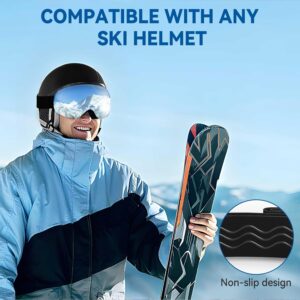 OTG Ski Goggles – Stylish & Protective Snowboard Goggles for Men Women & Youth! Enjoy the Slopes with Protection