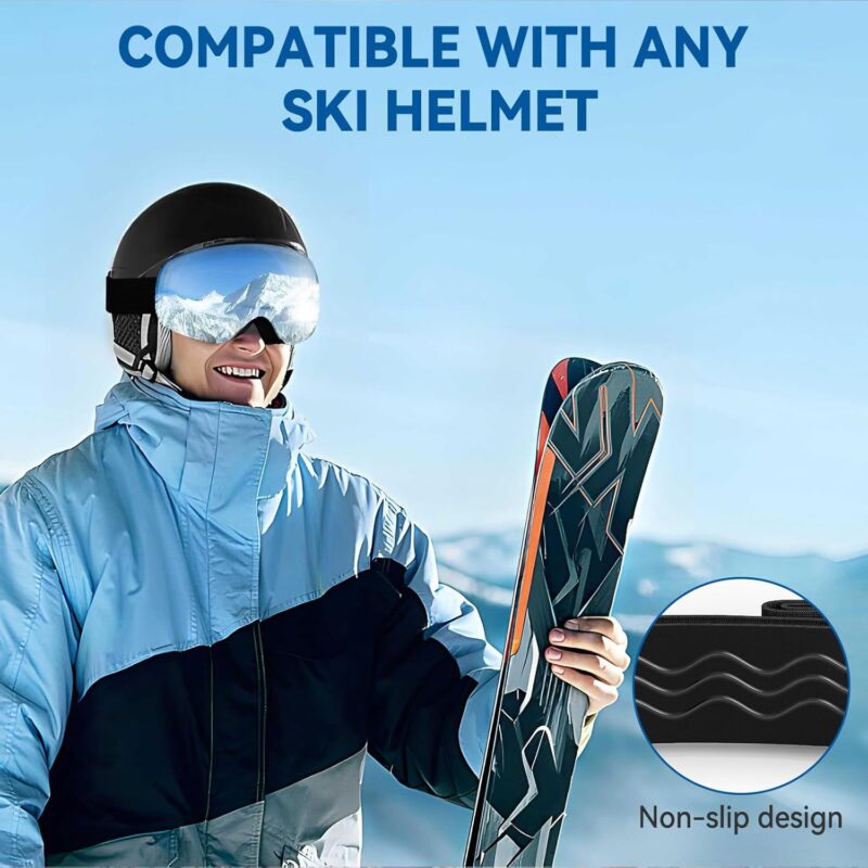 OTG Ski Goggles – Stylish & Protective Snowboard Goggles for Men Women & Youth! Enjoy the Slopes with Protection