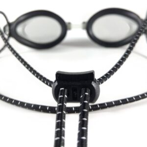 Anti Fog Racing Swimming Goggles with Quick Adjust Bungee Strap