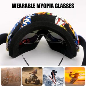 Motorcycle Glasses Riding Goggles Safety Glasses Helmet Motorcycle Accessories Powersports Protective Gear for Men Women