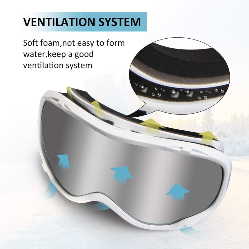 Ski Goggles Men Snow Goggles Women Snowboard Goggles OTG Snow Sport Goggles Snowbile goggles for Youth Aduls