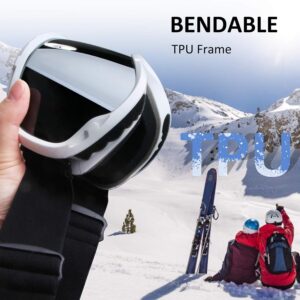 Ski Goggles Men Snow Goggles Women Snowboard Goggles OTG Snow Sport Goggles Snowbile goggles for Youth Aduls