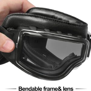 Motorcycle Goggle Vintage Riding Glasses Women Men Adult Dirt Bike Off-road Safety Sport Anti-scratch Eyewear Cycling