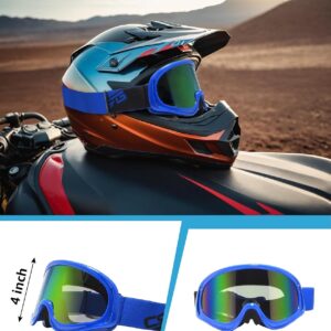 Motorcycle Goggle ATV Dirt Bike Off Road Racing Motocross Goggles for Men,Women, Adults