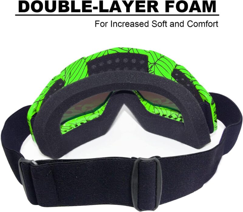 Dirt Bike Goggles Motorcycle Goggles ATV Motocross Riding Offroad Goggles Goggles for Adults Men Women Youth Kids
