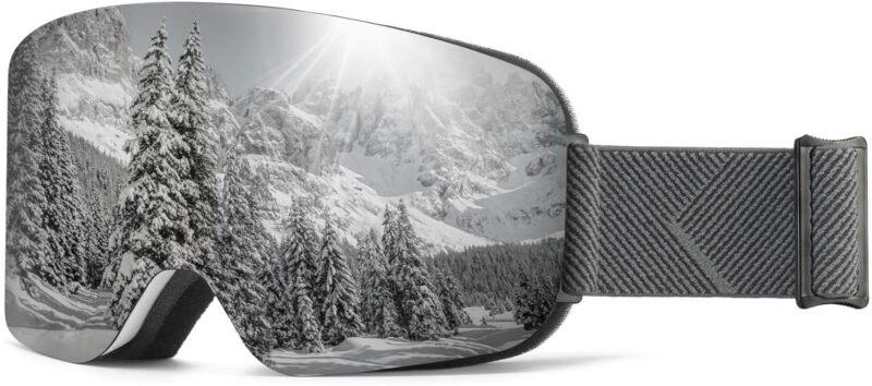 Ski Goggles for Men Women Snow Goggles Anti fog Snowboard Goggles with 100% UV Protection