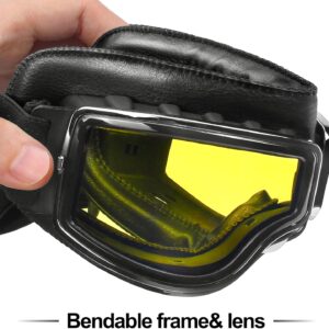 Motorcycle Goggle Vintage Riding Glasses Women Men Adult Dirt Bike Off-road Safety Sport Anti-scratch Eyewear Cycling