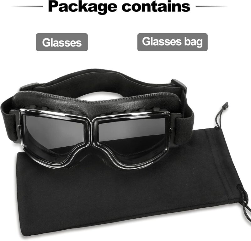 Motorcycle Goggle Vintage Riding Glasses Women Men Adult Dirt Bike Off-road Safety Sport Anti-scratch Eyewear Cycling