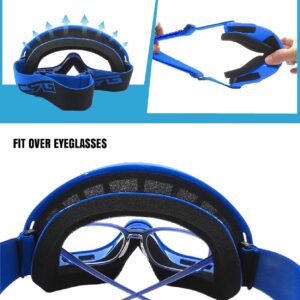 Motorcycle Goggle ATV Dirt Bike Off Road Racing Motocross Goggles for Men,Women, Adults