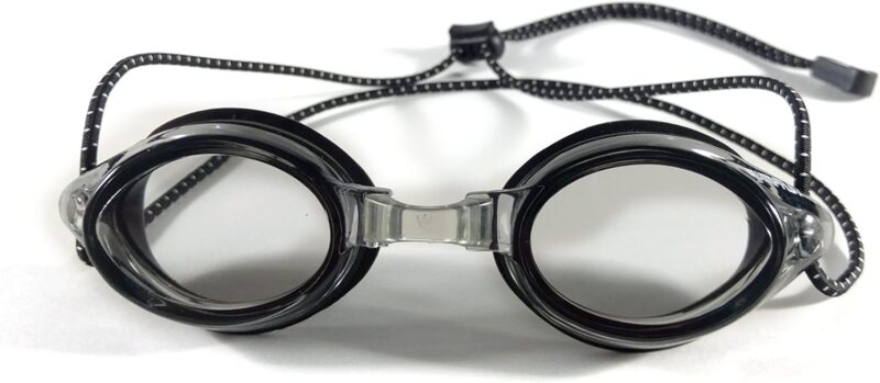 Anti Fog Racing Swimming Goggles with Quick Adjust Bungee Strap
