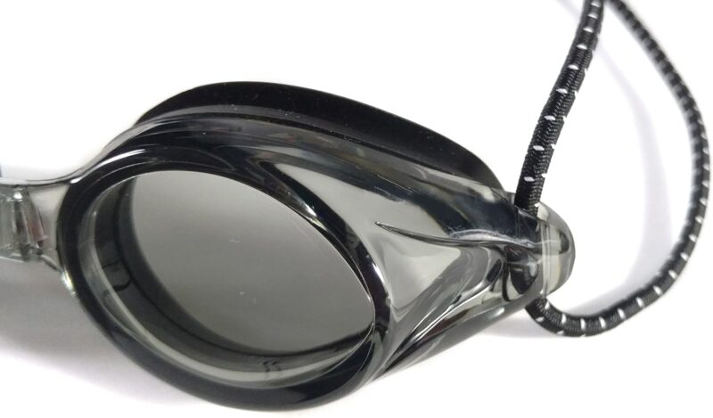 Anti Fog Racing Swimming Goggles with Quick Adjust Bungee Strap