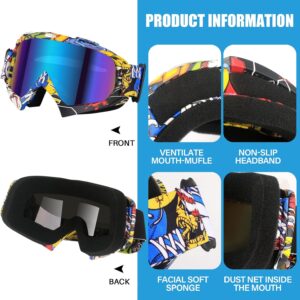 Motorcycle Glasses Riding Goggles Safety Glasses Helmet Motorcycle Accessories Powersports Protective Gear for Men Women