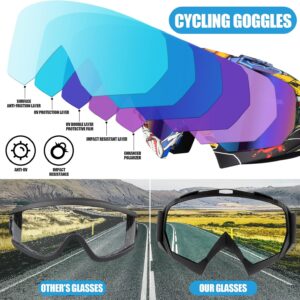 Motorcycle Glasses Riding Goggles Safety Glasses Helmet Motorcycle Accessories Powersports Protective Gear for Men Women