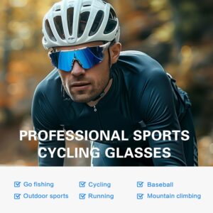 Sports Polarized Sunglasses for Men – Baseball Sun Glasses for Youth Womens Cycling, Running Bike UV Protection