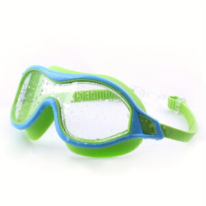 Oversized Waterproof Silicone Swim Goggles For Women Girls, Clear Views Anti-fog Swimming Eyewear For Women & Men