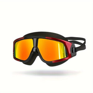 1pc Large Frame Anti-fog Swimming Goggles, Waterproof Adjustable Swimming Glasses, For Water Sports