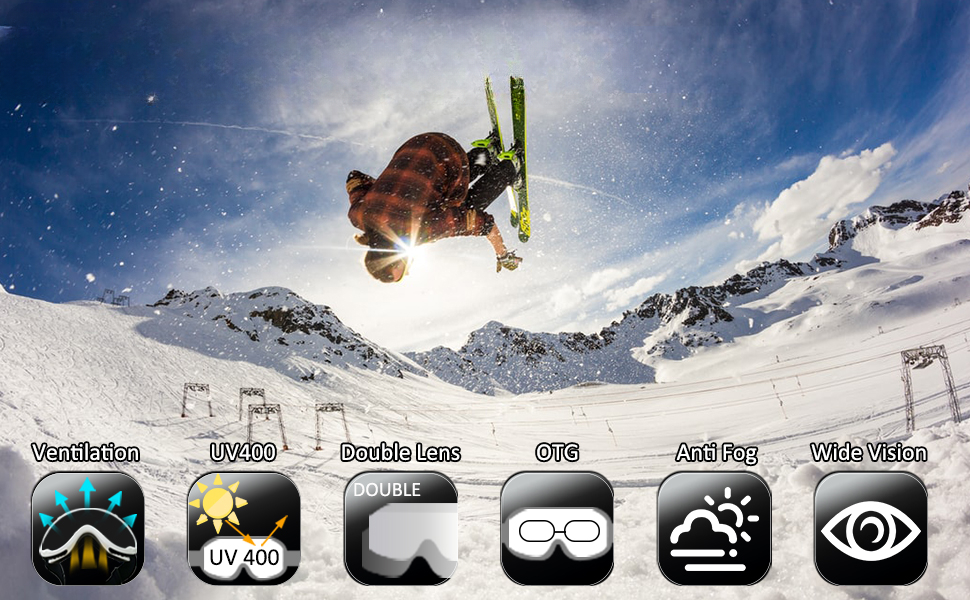 snowboarding goggles